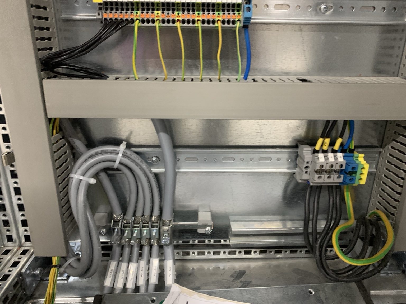 Electrical cabinet detail
